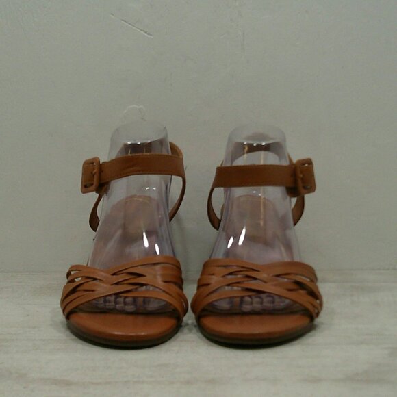 Vionic Peony Casual Comfort Leather Woven Chunky Sandals Size 10 - Picture 6 of 12